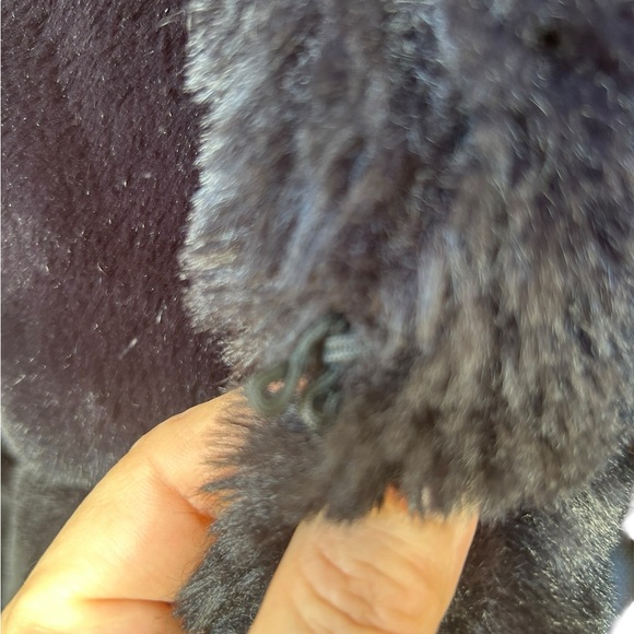 APPARIS Skylar Paneled FauxFur Size Medium Black Teddy Jacket - Picture 16 of 17